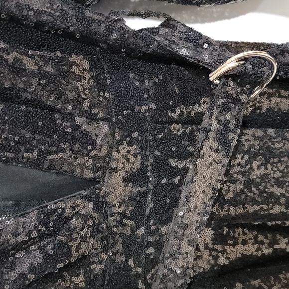 BLACK SEQUINED JUMPER - Picture 4 of 10